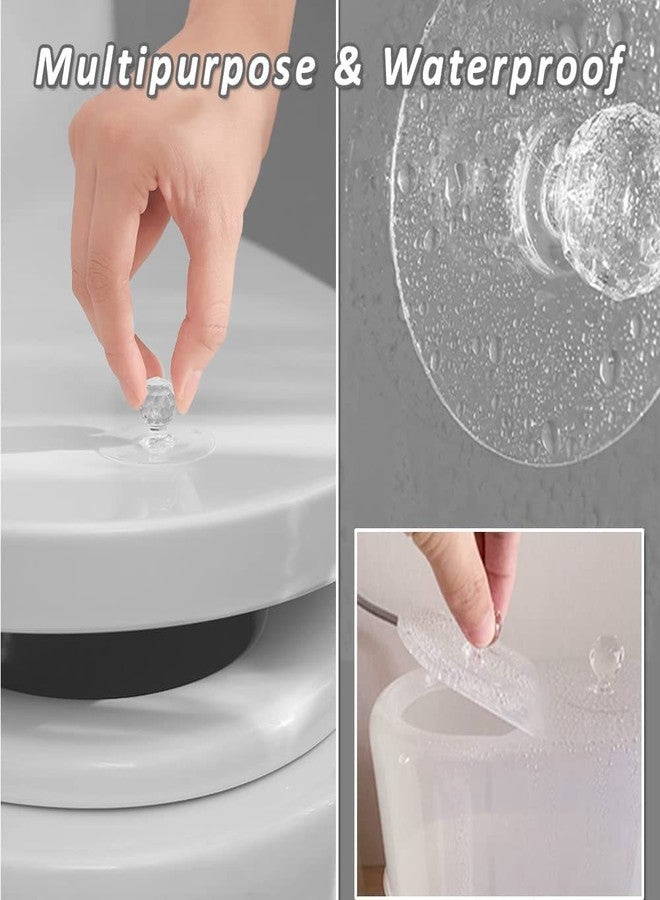 FLORISCA Cabinet Drawer Pull Knobs - Self Adhesive Clear Acrylic Crystal Shaped Pulls Handles Knobs for Wardrobe Kitchen Cupboard Bathroom Dresser Furniture Door Window. (Pull Knobs, 5 Pack) - Image 3